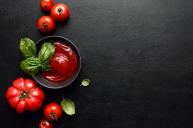 Domates sosu veya ketçap konsepti