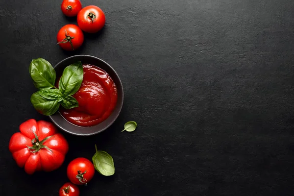 Domates sosu veya ketçap konsepti