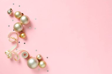 Tebrik metni için boş alan içeren Noel arka planı