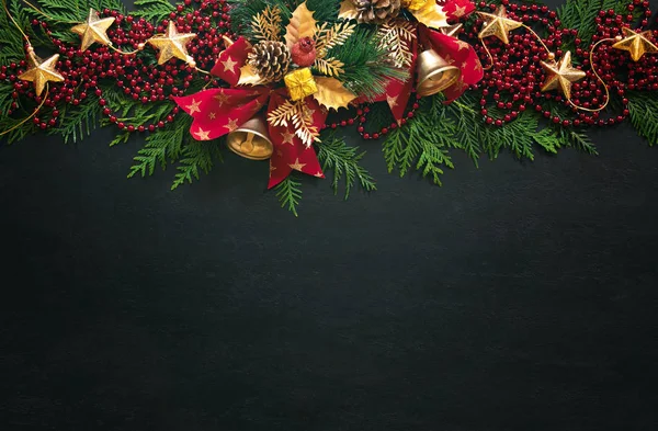 노엘 또는 크리스마스 인사말 카드 템플릿 — 스톡 사진