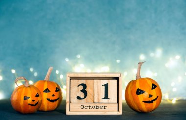 Kopya alanı ile Halloween tebrik arka plan