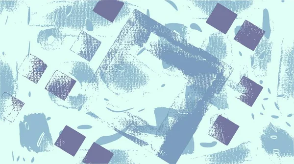 Geometrische Deeltjes Ruimte Chaotische Streken Doek Artistieke Gespetterde Abstracte Achtergrond — Stockvector