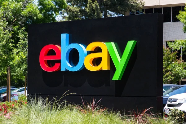 San Jose California Usa May 2018 Ebay Headquarters Campus Welcome — стоковое фото