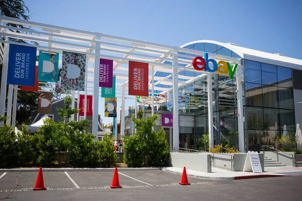 San José California Mayo 2018 Campus Sede Ebay Centro Bienvenida —  Fotos de Stock