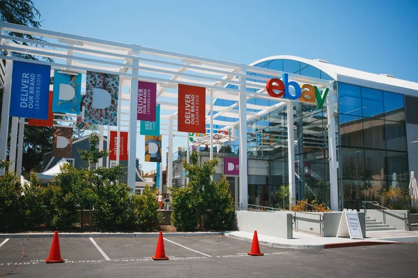 San Jose Kalifornien Usa Mai 2018 Ebay Hauptquartier Campus Welcome — Stockfoto