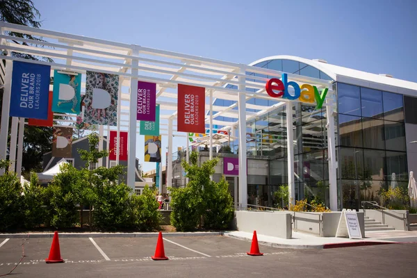 San Jose Kalifornien Usa Mai 2018 Ebay Hauptquartier Campus Welcome — Stockfoto