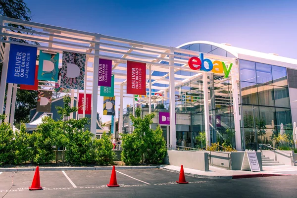 San José California Mayo 2018 Campus Sede Ebay Centro Bienvenida —  Fotos de Stock