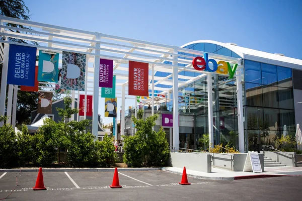 San José California Mayo 2018 Campus Sede Ebay Centro Bienvenida —  Fotos de Stock
