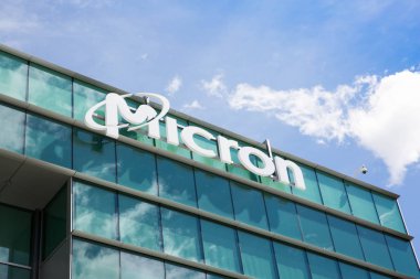 Milpitas, Ca, Usa - 26 Mart 2019: Micron Technology Inc. Yarı iletken cihazlarda, dinamik rastgele erişimli bellek, flash bellek, Usb flash sürücüler, katı hal sürücüleri.