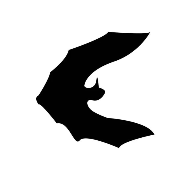 吸血鬼蝙蝠轮廓万圣节蝙蝠 — 图库照片