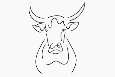 2021 'de Çin' de ineğin yeni yılı, kırmızı ve altın çizgili sanat karakteri, arka planda zanaat stili olan basit Asya unsurları. (Çince çeviri: Mutlu Çin Yeni Yılı 2021, inek yılı)