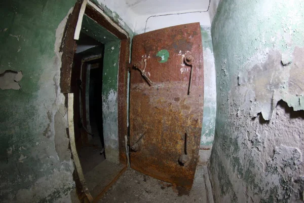 Chambres Abri Bombes Inondé Abandonné — Photo