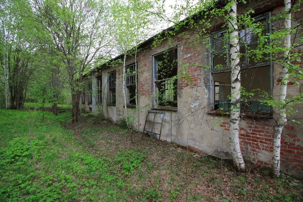 Edificio Territorio Abandonados Del Campamento Niños —  Fotos de Stock