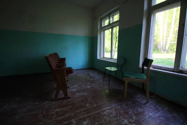 Abandoned Children Camp Building Territory — Stock Photo, Image