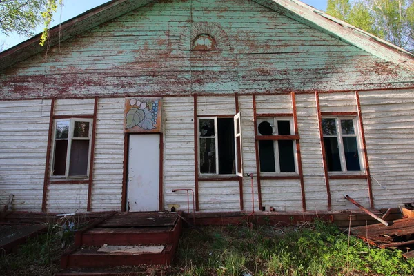 Verlaten Kinderkampgebouw Gebied — Stockfoto