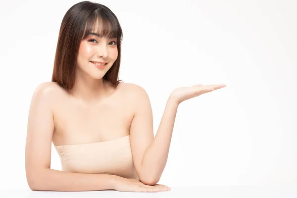 Beauty Asian Women Portrait Face Skin Care Healthy Skin — Stock Photo, Image