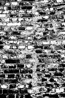 Eski model tuğla duvarın arka planı