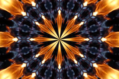 Soyut kaleydoskop arkaplanı. Çoklu renkli kaleydoskop dokusu.