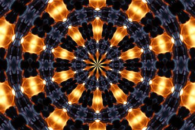 Soyut kaleydoskop arkaplanı. Çoklu renkli kaleydoskop dokusu.