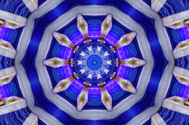 Soyut kaleydoskop arkaplanı. Çoklu renkli kaleydoskop dokusu.