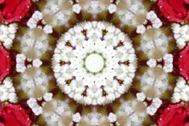 Soyut kaleydoskop arkaplanı. Çoklu renkli kaleydoskop dokusu.