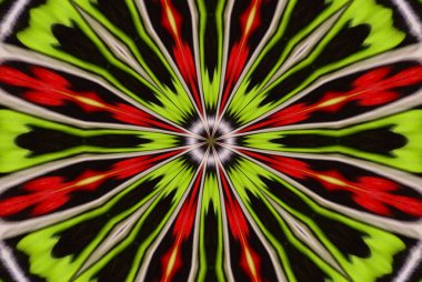 Soyut kaleydoskop arkaplanı. Çoklu renkli kaleydoskop dokusu.