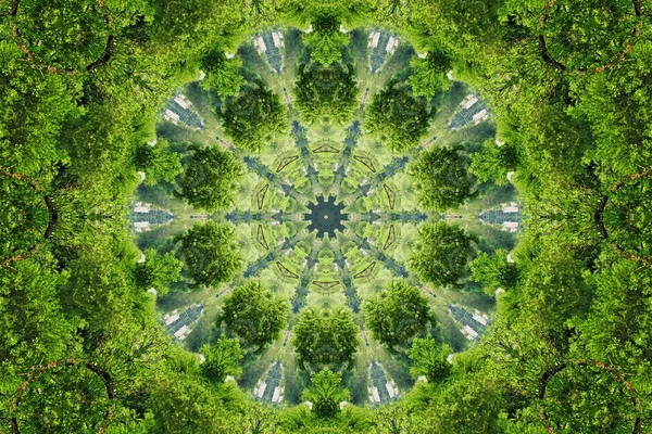 Abstraktes Kaleidoskop Mehrfarbiges Kaleidoskop — Stockfoto