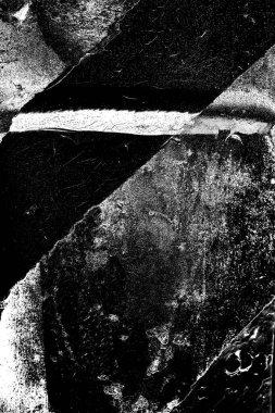 Çizik ve çatlaklarla metal doku