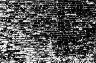 Eski model tuğla duvarın arka planı