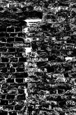 Eski model tuğla duvarın arka planı