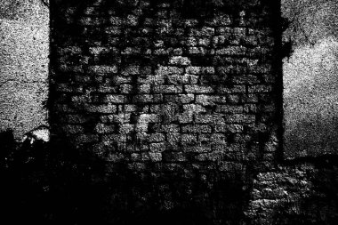 Eski model tuğla duvarın arka planı