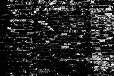 Eski model tuğla duvarın arka planı