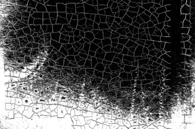 Çizik ve çatlaklarla metal doku