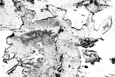 Çizik ve çatlaklarla metal doku