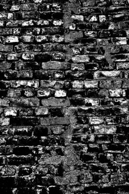 Eski model tuğla duvarın arka planı