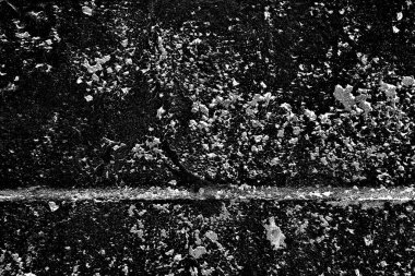 Çizik ve çatlaklarla metal doku