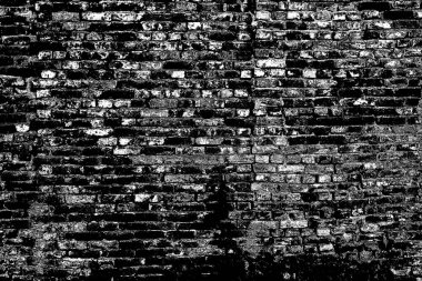 Eski model tuğla duvarın arka planı