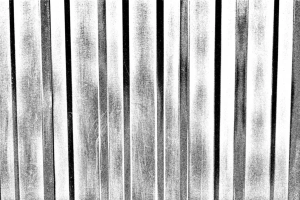 Corrugated Metal Sheet Serves Fence View Horizontal Vertical Stripes — Stock Photo, Image