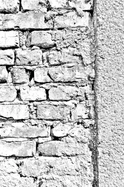 Background Old Vintage Brick Wall — Stock Photo, Image