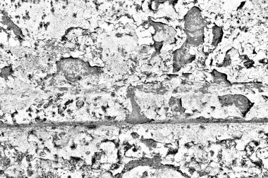 Çizik ve çatlaklarla metal doku