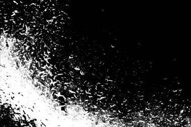 Soyut arkaplan. Monokrom dokusu. Siyah ve beyaz desenli arkaplan.      