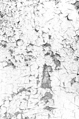 Çizik ve çatlaklarla metal doku