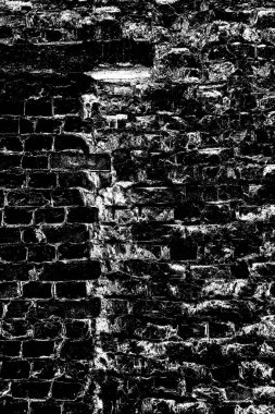 Eski model tuğla duvarın arka planı