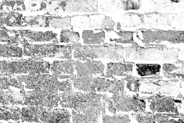 Eski model tuğla duvarın arka planı