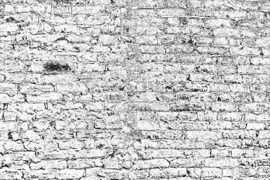 Eski model tuğla duvarın arka planı