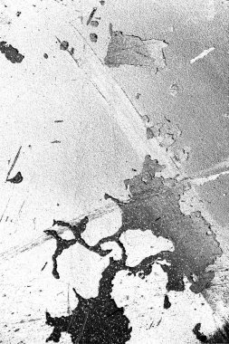 Çizik ve çatlaklarla metal doku