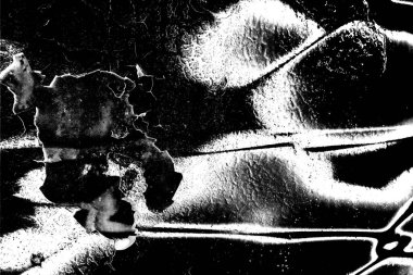 Çizik ve çatlaklarla metal doku