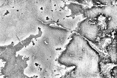 Çizik ve çatlaklarla metal doku