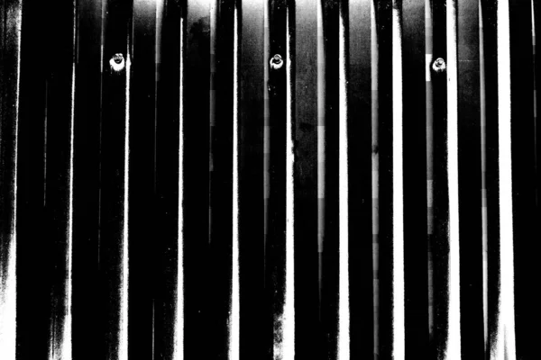 Hoja Metal Corrugado Sirve Como Una Cerca Vista Horizontal Rayas —  Fotos de Stock
