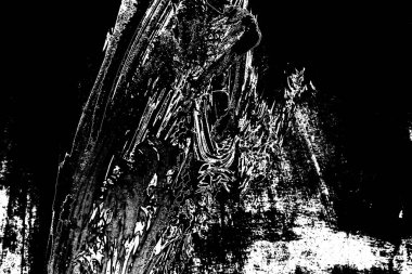 Soyut grunge arkaplanı. Monokrom dokusu. Siyah ve beyaz desenli arkaplan